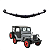 Feixe De Molas Traseiro Jeep Willys CJ2A Cj3A Cj3B 1948 a 1954 - Imagem 1