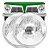 Par Farol Dianteiro Sealed Bean 75X50W 12V Rural F75 Ford / Willys 180mm - Imagem 1