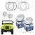 KIT COMPLETO DE ILUMINAÇÃO DIANTEIRA JEEP WILLYS / FORD CJ5 - Imagem 1
