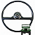Volante De Direção Jeep Ford CJ5 Completo - Imagem 1