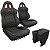 BANCO PARA TROLLER RALLYE DESIGN STRADALE EM COURVIN (PAR) + CONSOLE PRETO - Imagem 1