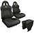 BANCO PARA TROLLER RALLYE DESIGN STRADALE EM COURVIN (PAR) + CONSOLE PRETO - Imagem 1