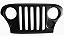 GRADE DIANTEIRA EM FIBRA JEEP CJ5 FORD / WILLYS (1955 A 1983) - Imagem 1