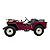 Carroceria em Fibra para Jeep Willys CJ2A - Vinho - Imagem 3