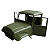 CABINE EM FIBRA TOYOTA BANDEIRANTE PICK-UP VERDE MILITAR - Imagem 1