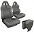 BANCO PARA TROLLER RALLYE DESIGN STRADALE EM COURO (PAR) + CONSOLE CINZA - Imagem 1