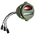 Lanterna Traseira Militar 24V Serie M Vermelha M37 M38 M35 M151 - Imagem 2