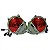 Luz De Seta Dianteiras + Traseiras Militar 4PK Verde Humvee 11614156 11614157 - Imagem 3