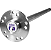 Yukon Eixo traseiro Cromado Duplo Para Jeep JL Non-Rubicon Dana 44, 32 estrias, 82 cm de Comprimento - Imagem 1