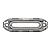 Guia de Cabo Fairlead WARN Epic (1") – Polido | 100660 - Imagem 2