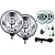 Kit de Farol de Milha Auxiliar HELLA 500FF Original (Porsche, Fusca e Clássicos) - Imagem 1