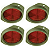 Refletor Oval para Jeep Ford GPW / Willys MB Kit 04 Un. – Marca MV Spares - Imagem 1