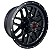 Jogo Roda Esportiva Carraro Austin Black Milling Aro 17x9 (Furação 6x139,7) ET0 - Imagem 2