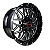 Jogo de Rodas Carraro Davie Black Milling – Aro 18x9 (6x139,7) Offset 0 - Imagem 2