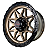 Jogo de Rodas Carraro Tucson Bronze – Aro 17x9 (6x139,7) ET12 - Imagem 3