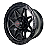 Jogo de Rodas Carraro Tucson Black Aro 17x9 6x139,7 ET12 - Imagem 3