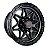Jogo de Rodas Carraro Tucson Black Aro 17x9 6x139,7 ET12 - Imagem 2