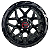 Jogo de Rodas Carraro Nashville Black Aro 17x9 6x139,7 ET0 (4 Unidades) - Imagem 1