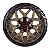 Jogo de Rodas Carraro Nashville Bronze – Aro 17x9 (6x139,7) ET 0 - Imagem 1