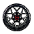 Jogo de Rodas Carraro Nashville Black Milling — Aro 17x9 6x139,7 ET0 - Imagem 1