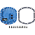 Tampa de Diferencial Dianteiro Spicer Jeep Wrangler JK (Ferro Nodular Azul) - Imagem 1