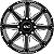 Roda Rough Country 91 Series 20x12 (Furação 6x5.5) - Preta Brilhante (Gloss Black) - Imagem 2