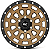 Roda Rough Country 87 Series 17x8,5 (Furação 5x4.5) - Bronze Fosco com Beadlock Preto - Imagem 3