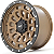 Roda Rough Country 87 Series 17x8,5 (Furação 5x4.5) - Bronze Fosco com Beadlock Preto - Imagem 2