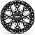 Roda Rough Country 86 Series 20x10 (Furação 6x135) - Preto Brilhante - Imagem 2