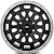 Roda Rough Country 87 Series 17x8,5 (Furação 6x5.5) - Preta Usinada (Black Machined) - Imagem 3