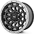 Roda Rough Country 87 Series 17x8,5 (Furação 6x5.5) - Preta Usinada (Black Machined) - Imagem 1