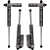 Kit de Amortecedores Falcon SP2 3.3 Fast Adjust Piggyback para Jeep Wrangler JK (Elevação de 3" a 4,5") - Imagem 1