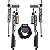 Kit de Amortecedores Falcon SP2 3.5 aDAPT e-Adjust Piggyback para Jeep Wrangler JL 4 Portas (Elevação de 5 a 11,4 cm / 2" a 4,5") - Imagem 1