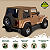 Capota de Lona de Reposição Sierra Offroad Premium – Jeep Wrangler TJ (1997-2006) – Cor: Spice - Imagem 4