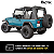 Capota de Reposição Soft Top TACTIK (Apenas Tecido) – Black Diamond com Janelas Escurecidas (Jeep Wrangler YJ | 1988 a 1995) - Imagem 2