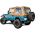 Capota de Reposição Soft Top TACTIK (Apenas Tecido) – Spice Denim com Janelas Removíveis e Películas de Porta (Jeep Wrangler YJ | 1988 a 1995) - Imagem 1