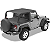 Capota Biquíni Bestop Safari-Style Black Diamond - Wrangler JK (2007-2009) 2 Portas - Imagem 1