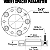 Espaçadores de Roda Forjados Hubcentric 2" (5.1 cm) 5x5 - Wrangler JL, Gladiator JT e Grand Cherokee WK2 - Imagem 6