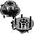 Par de Cubos de Roda Dianteiros com Rolamento maXpeedingrods 513369 (Furação 5 furos) - Jeep Wrangler JK - Imagem 2