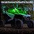 Luz interna Universal UTV Dual Color (Branca/Verde) – ACEC SHOP Fixação em Barra de Rolos - Imagem 7