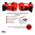 Macaco Hidráulico Elétrico FINYQBET 5 Toneladas 12V – Kit Portátil com Compressor 150 PSI e Lanterna LED - Imagem 3