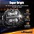 Par de Faróis Auxiliares de LED maXpeedingrods Série X (3,5” / 9 cm) Sistema Side Shooter 270° | Potência de 160W e 19.200 Lúmens com Luz de Ambiente RGB (7 Cores) - Imagem 4