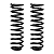 Par de Molas Helicoidais Dianteiras para Elevação (7,6 cm / 3”) Jeep Cherokee XJ (1984-2001) - Imagem 1