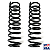 Par de Molas Traseiras Superlift 2.5" (6,35 cm) | Jeep Wrangler JKU 4 Portas (2007-2018) - Imagem 1