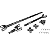 Kit de Semieixos Dianteiros Upgrade 4340 Chrome-Moly com Cruzetas Spicer - Jeep Wrangler JK Não-Rubicon (ZA W24164) - USA Standard Gear - Imagem 2