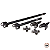 Kit de Semi-Eixo Dianteiro em Aço Cromado 4340 para Jeep Wrangler JK Rubicon (Padrão EUA) - Imagem 1
