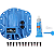 Kit de Capa de Diferencial Performance Dana Spicer Azul (10053465) - Dana 30 AdvanTEK Dianteiro - Imagem 1