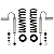 Kit de Suspensão Dianteira Ram 2500 2019-2025 Molas 2,5''+ Bilstein B8 5162 Series (Código: 46-268662) - Imagem 1