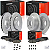 Kit Freio Disco Perfurado Pastilha Ceramica Wrangler Jk 07-18 - Imagem 2
