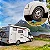 Kit de Niveladores Curvados Heavy Duty Kohree para RVs e Trailers - Conjunto com 2 Blocos de Nivelamento (Suporta até 15.875 kg / 35.000 lbs), 2 Calços de Roda Azuis, 2 Tapetes Antiderrapantes e Bolsa de Transporte - Imagem 11